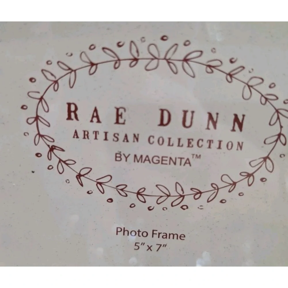 RAE DUNN Christmas 2023 Red Discontinued Photo Frame Collectible 5x7 Cottagecore